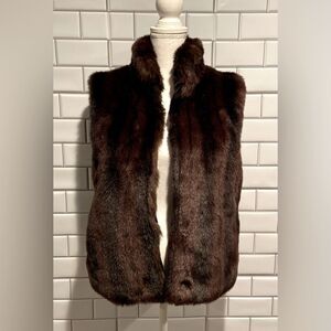 COACO New York Faux Fur Reversible Vest 🫣Size S